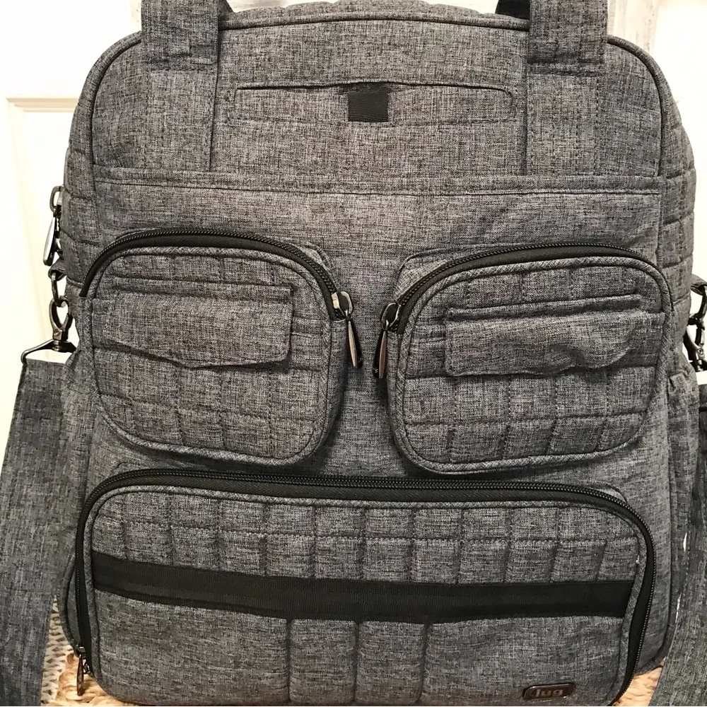LUG Puddle Jumper Overnight/Gym Bag Brushed Heather Gray
